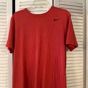 Red Nike Dri-fit t-shirt